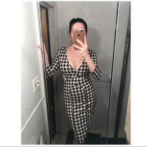 Hounds tooth dress!